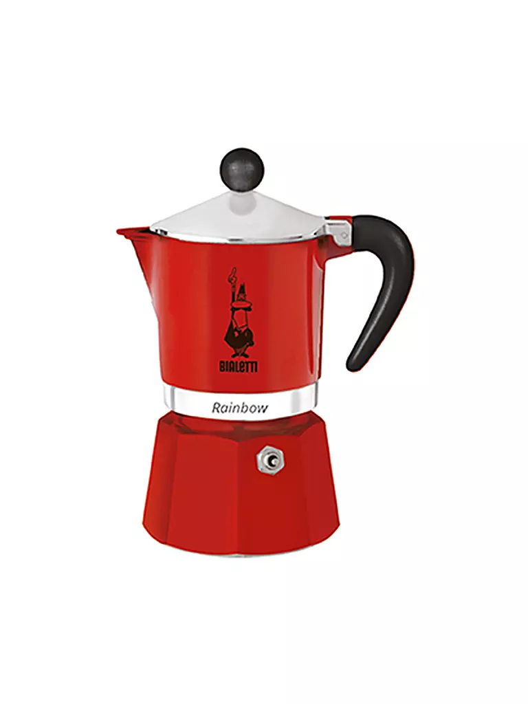 BIALETTI Espressokocher Rainbow 6 Tassen Rot JE4963 Rot